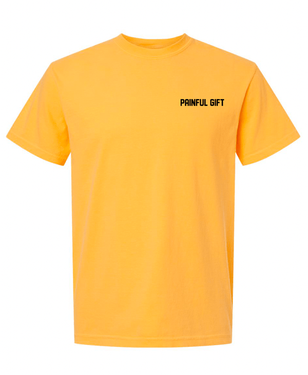 Custom Apparel - Screen Printing - Modern Day Frankenstein - Heavyweight Yellow Tee - Modern Day Frankenstein - 17067