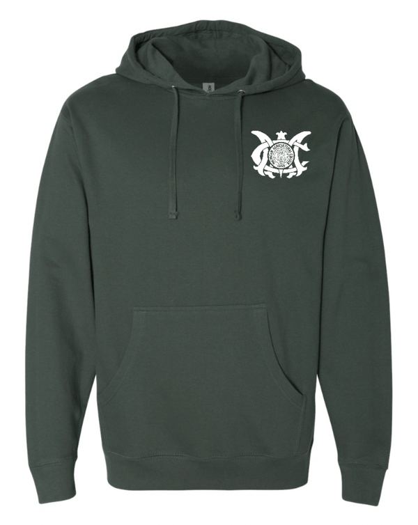 Custom Apparel - Screen Printing - MSU Agriculture - Unisex Mid - weight Hoodie - MI Agricultural College - 15103