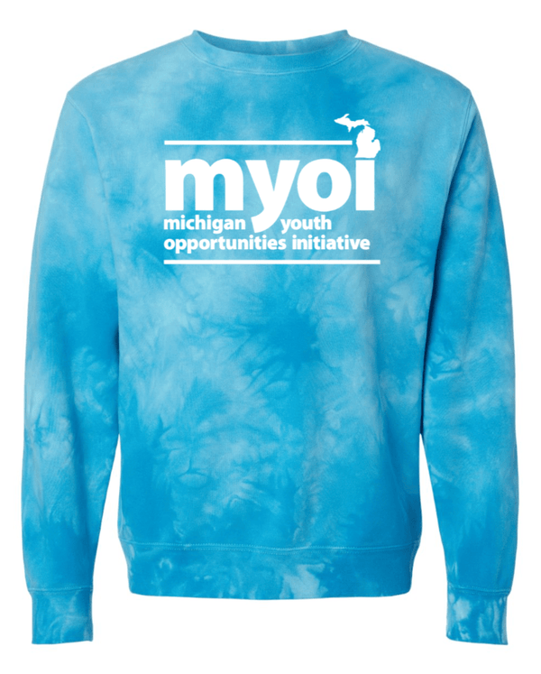 Custom Apparel - Screen Printing - MYOI Fall 2024 - Unisex Mid - weight Tie - Dyed Sweatshirt - MYOI Fall - 16586