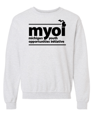 Custom Apparel - Screen Printing - MYOI Fundraiser 2025 - Heavy Blend Crewneck Sweatshirt (Multiple Color Options Available) - MYOI Fundraiser 2025 - 17423