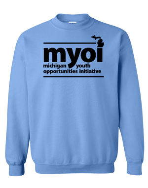 Custom Apparel - Screen Printing - MYOI Fundraiser 2025 - Heavy Blend Crewneck Sweatshirt (Multiple Color Options Available) - MYOI Fundraiser 2025 - 17423