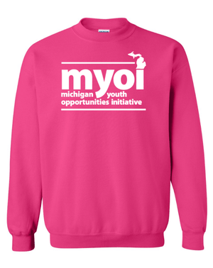 Custom Apparel - Screen Printing - MYOI Fundraiser 2025 - Heavy Blend Crewneck Sweatshirt (Multiple Color Options Available) - MYOI Fundraiser 2025 - 17423