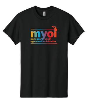 Custom Printed Apparel | MYOI Fundraiser | Black Gildan Fountain Print T-Shirt - T-Shirt - MYOI Fundraiser - 18302