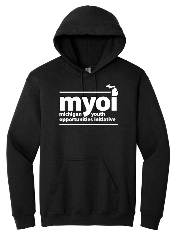 Custom Printed Apparel | MYOI Fundraiser | Black Gildan Hoodie - Hoodie - MYOI Fundraiser - 18302