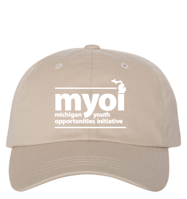Custom Apparel - Screen Printing - MYOI Fundraiser - Classic Dad Hat ~ Stone / Black / Navy ~ - MYOI Fundraiser - 16845