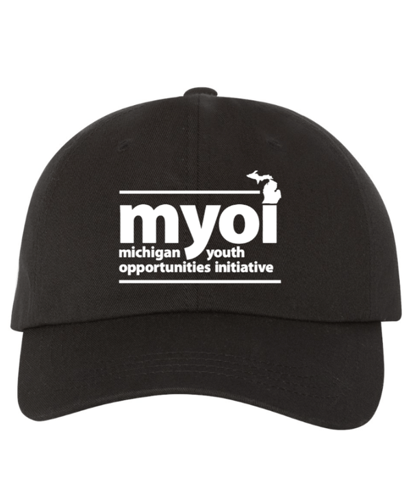Custom Apparel - Screen Printing - MYOI Fundraiser - Classic Dad Hat ~ Stone / Black / Navy ~ - MYOI Fundraiser - 16845