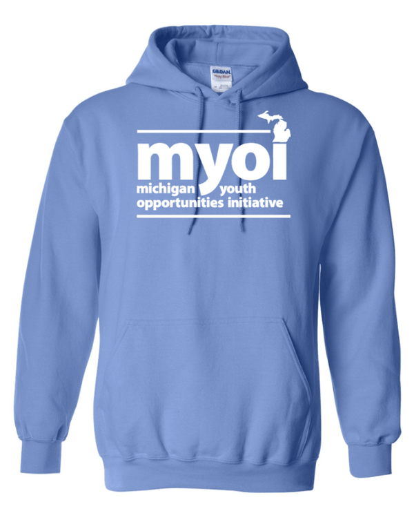 Custom Apparel - Screen Printing - MYOI Fundraiser - Heavy Blend Hooded Sweatshirt ~ Military Green / Irish Green / Blue ~ - MYOI Fundraiser - 16845
