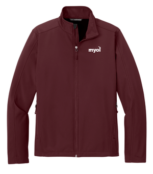 Custom Printed Apparel | MYOI Fundraiser | Maroon Port Authority Soft Shell Jacket - Jacket - MYOI Fundraiser - 18302