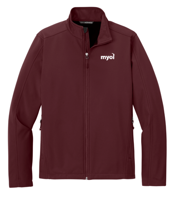 Custom Printed Apparel | MYOI Fundraiser | Maroon Port Authority Soft Shell Jacket - Jacket - MYOI Fundraiser - 18302