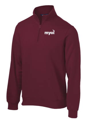 Custom Printed Apparel | MYOI Fundraiser | Maroon Sport Tek 1/4 Zip Sweatshirt - Quarter Zip - MYOI Fundraiser - 18302
