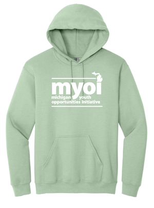Custom Printed Apparel | MYOI Fundraiser | Mint Green Gildan Hoodie - Hoodie - MYOI Fundraiser - 18302