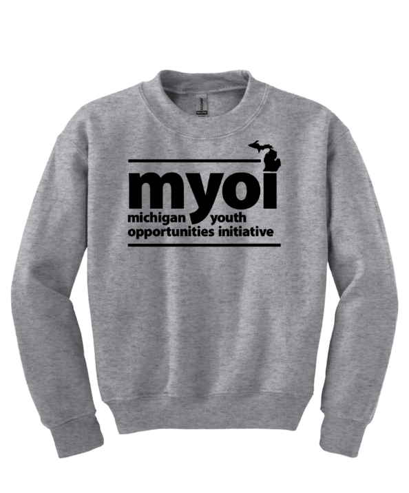 Custom Apparel - Screen Printing - MYOI Fundraiser - Youth Heavy Blend Crewneck Sweatshirt (Multiple Colors Available) - MYOI Fundraiser 2025 - 17423