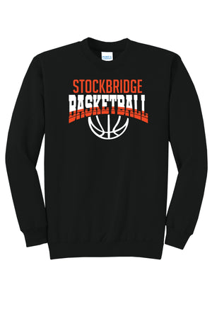 Community Education Apparel Crewneck Jet Black front view