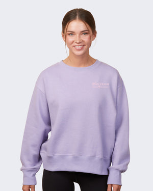 Platinum Dance Academy Crewneck Orchid front view