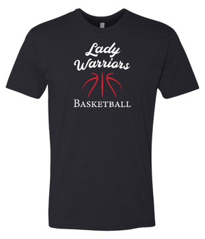 Custom Printed Apparel | NCCS Basketball 2025 - Youth Black T-Shirt "Lady Warriors Design" - NCCS Basketball 25 - 18690