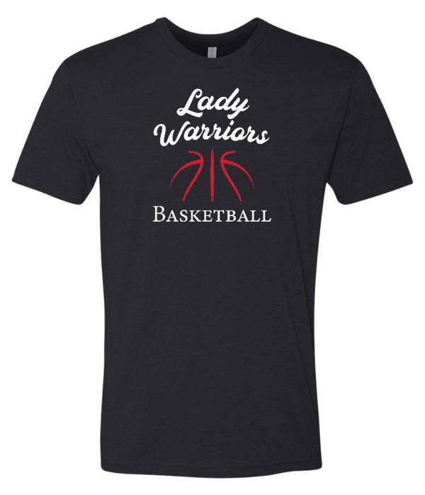Custom Printed Apparel | NCCS Basketball 2025 - Youth Black T-Shirt "Lady Warriors Design" - NCCS Basketball 25 - 18690