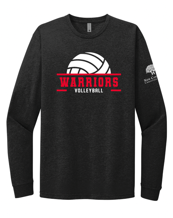 Custom Printed Apparel | NCCS Volleyball - Next Level Long Sleeve T-shirt - NCCS Vball - 18312