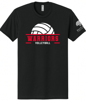 Custom Printed Apparel | NCCS Volleyball - Next Level Unisex T-shirt - NCCS Vball - 18312