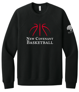 Custom Printed Apparel | NCSS Basketball 2025 - Adult Unisex Black Crewneck - NCCS Basketball 25 - 18690