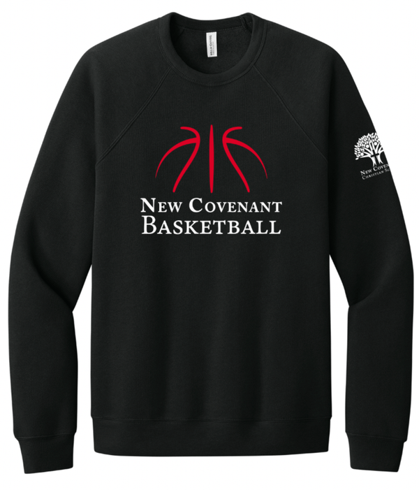 Custom Printed Apparel | NCSS Basketball 2025 - Adult Unisex Black Crewneck - NCCS Basketball 25 - 18690