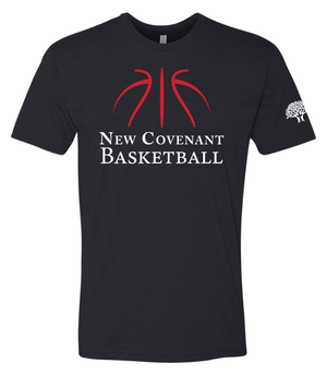 Custom Printed Apparel | NCSS Basketball 2025 - Adult Unisex Black T-Shirt - NCCS Basketball 25 - 18690
