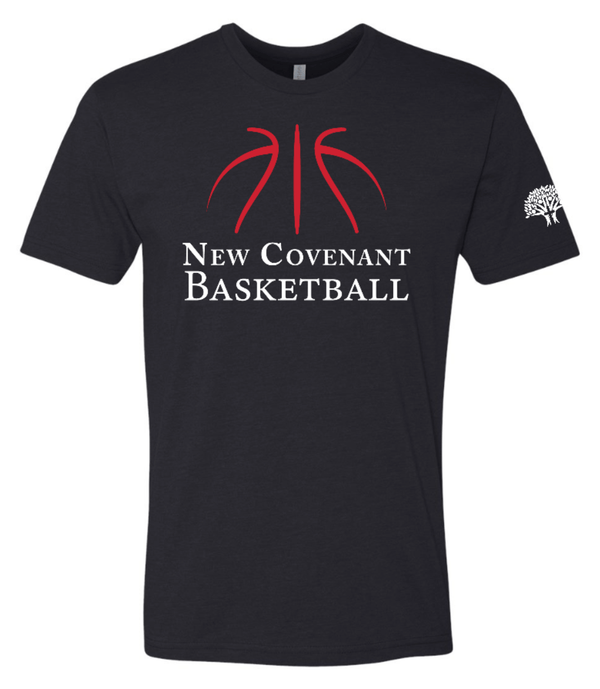 Custom Printed Apparel | NCSS Basketball 2025 - Adult Unisex Black T-Shirt - NCCS Basketball 25 - 18690