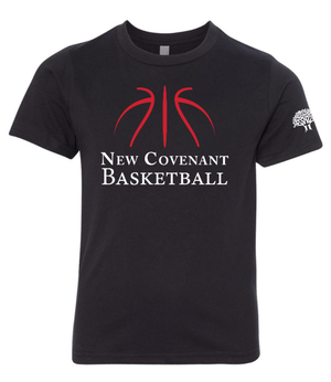 Custom Printed Apparel | NCSS Basketball 2025 - Youth Black T-Shirt - NCCS Basketball 25 - 18690
