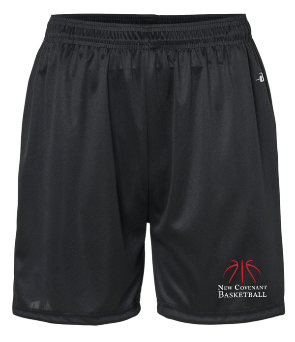 Custom Apparel - Screen Printing - New Covenant Christian School Basketball - Youth & Adult Shorts - Shorts - New Covenant Christian School Basketball - 17096