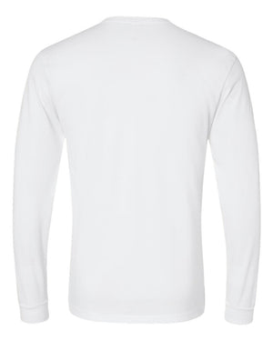 Cornell "Corn Chip" T-Shirts Long Sleeve White back view