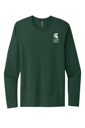 MSU College of Law Weekend Long Sleeve Forest Green front view
