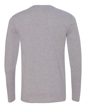 St. Johns Warriors for Christ Long Sleeve Heather Grey back view
