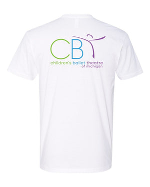 Children's Ballet Theatre T-Shirt White back view