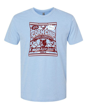 Cornell "Corn Chip" T-Shirts T-Shirt Heather Columbia Blue front view