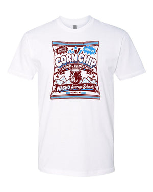 Cornell "Corn Chip" T-Shirts T-Shirt White front view