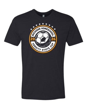LA Dragons Fall Tournament 2026 T-Shirt Black front view