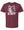 Okemos Fall Staff Shop T-Shirt Heather Maroon front view