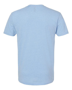Okemos Fall Staff Shop T-Shirt Heather Columbia Blue back view