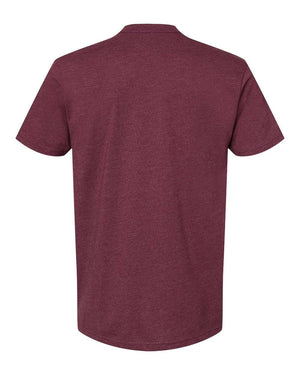 Okemos Fall Staff Shop T-Shirt Heather Maroon back view