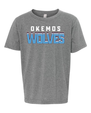 Bennett Woods Spirit Wear Fall 2026 T-Shirt Dark Heather Grey front view