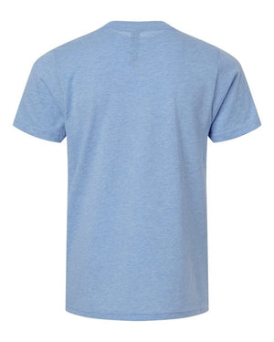 Cornell "Corn Chip" T-Shirts T-Shirt Heather Columbia Blue back view