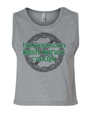 Hubbardston Irish Dance Troupe Tank Top Heather Grey front view