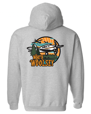 Custom Apparel - Screen Printing - North Woolsey Camping T Shirts - Adult Grey Sweatshirt - North Woolsey Camping T Shirts - 16249