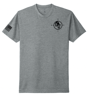 Custom Apparel - Screen Printing - North Woolsey Camping T Shirts - Adult Grey T-Shirt - North Woolsey Camping T Shirts - 16249