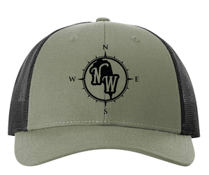 Custom Apparel - Screen Printing - North Woolsey Camping T Shirts - Green Hat - North Woolsey Camping T Shirts - 16249