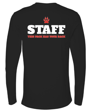 Custom Apparel - Screen Printing - Northview Staff 2024 - Adult Black Long Sleeve T-Shirt - Northview Staff 2024 - 16440