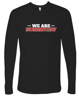 Custom Apparel - Screen Printing - Northview Staff 2024 - Adult Black Long Sleeve T-Shirt - Northview Staff 2024 - 16440
