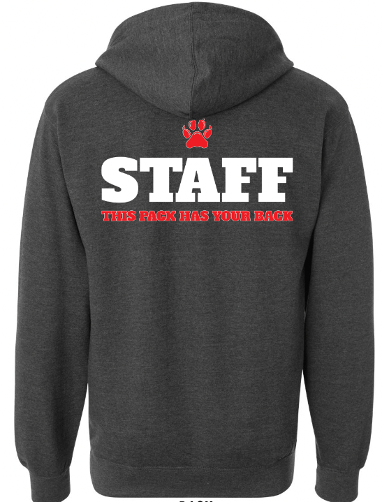 Custom Apparel - Screen Printing - Northview Staff 2024 - Adult Charcoal Hooded Sweatshirt - Northview Staff 2024 - 16440