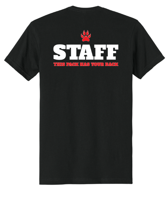 Custom Apparel - Screen Printing - Northview Staff 2024 - Adult Unisex Black Short Sleeve T-Shirt - Northview Staff 2024 - 16440