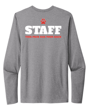 Custom Apparel - Screen Printing - Northview Staff 2024 - Adult Unisex Gray Long Sleeve T-Shirt - Northview Staff 2024 - 16440