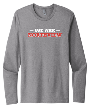 Custom Apparel - Screen Printing - Northview Staff 2024 - Adult Unisex Gray Long Sleeve T-Shirt - Northview Staff 2024 - 16440